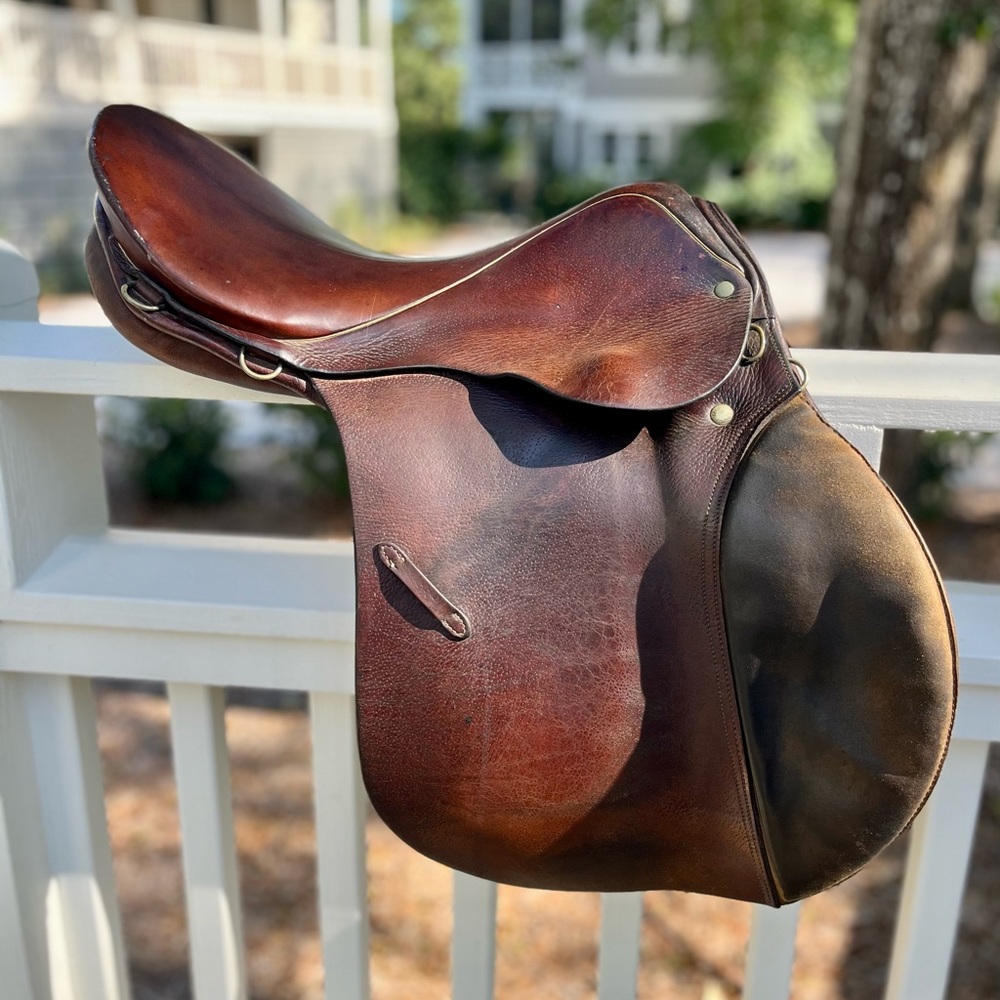 Stübben Siegfried Leather English Equestrian Jumping Saddle Made in Germany